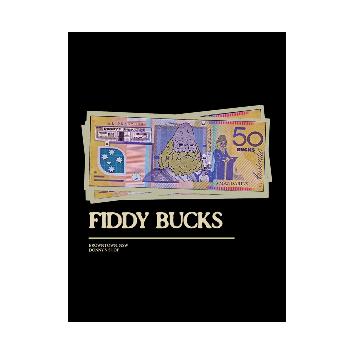 Fiddy Bucks Wall Poster