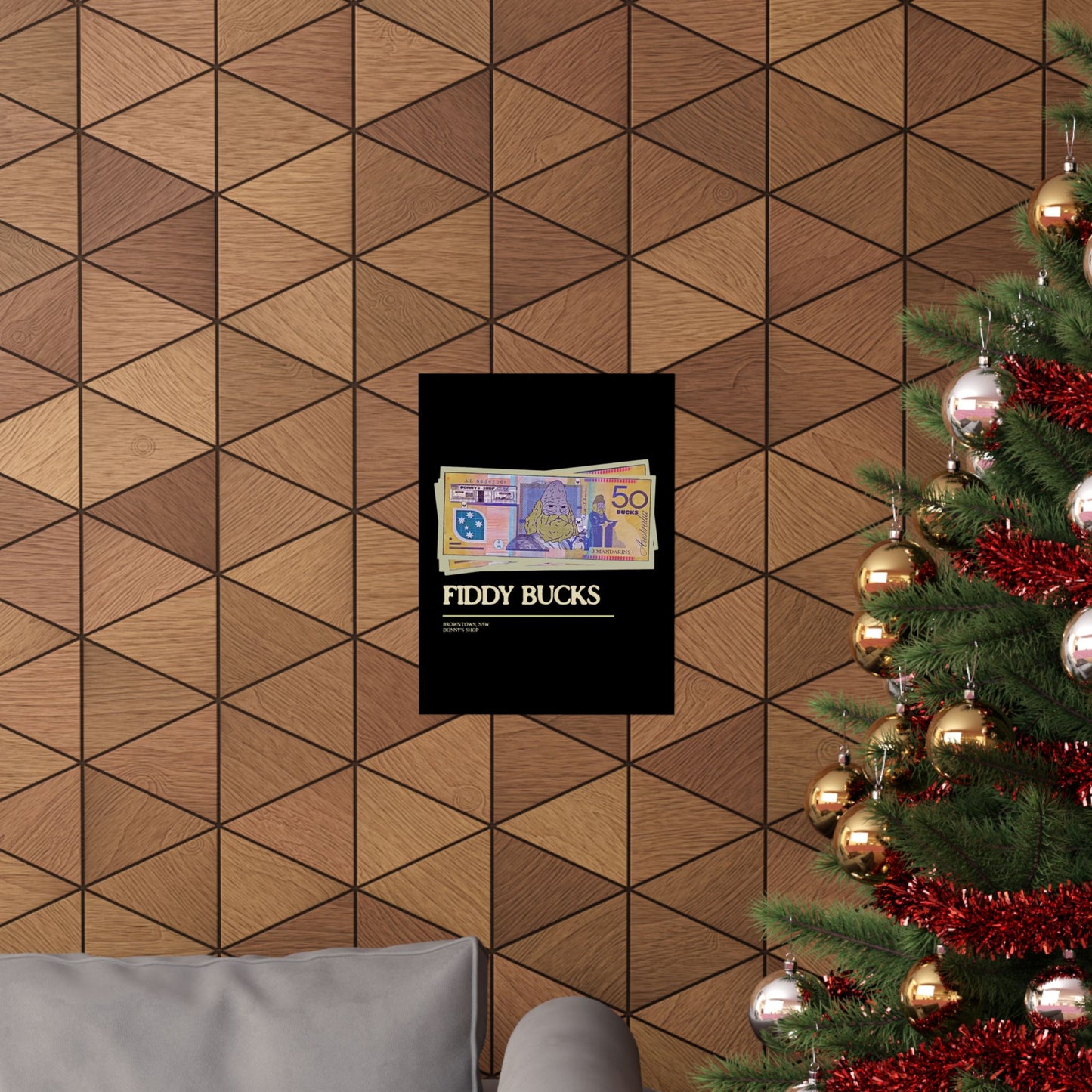 Fiddy Bucks Wall Poster