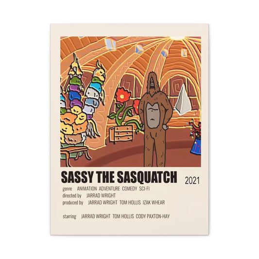 Sassy the Sasquatch Poster